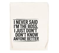 Capzy I Never Said I’m The Boss Bolsa De Compras Shopping Bag Beige