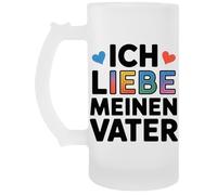 Capzy Ich Liebe Meinen Vater Glas Bier Becher Tasse Jarro De Cerveza Beer Mug