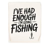 Capzy Ive Had Enough - Im Going Fishing Bolsa De Compras Shopping Bag Beige