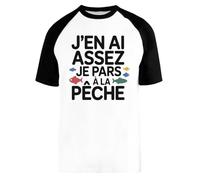Capzy J’en Ai Assez - Je Pars À La Pêche Baseball T-Shirt Unisex Men Women Short Sleeve