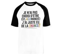Capzy Je N’ai Pas Choisi D’être EST-Allemand(E) Baseball T-Shirt Unisex Men Women Short Sleeve
