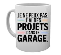 Capzy Je Ne Peux Pas J’ai Des Projets Dans Le Garage Un Verre Bière Agresser Tasse Taza Mug Cup