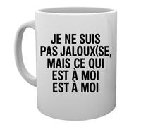 Capzy Je Ne Suis Pas Jalouxse Mais Ce Qui Est À Moi Est À Moi Un Verre Bière Agresser Tasse Taza Mug Cup