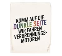 Capzy Komm Auf Die Dunkle Seite - Wir Fahren Glas Bier Becher Tasse Bolsa De Compras Shopping Bag Beige
