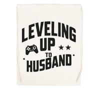 Capzy Leveling Up To Husband Bolsa De Compras Shopping Bag Beige