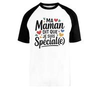 Capzy Ma Maman Dit Que Je Suis Spécial(E) Baseball T-Shirt Unisex Men Women Short Sleeve