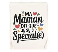 Capzy Ma Maman Dit Que Je Suis Spécial(E) Un Verre Bière Agresser Tasse Bolsa De Compras Shopping Bag Beige