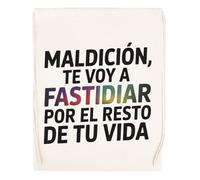 Capzy Maldición Te Voy A Fastidiar Por El Resto Vidrio Cerveza Taza Bolsa De Compras Shopping Bag Beige