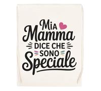 Capzy Mia Mamma Dice Che Sono Speciale Bicchiere Birra Tazza Bolsa De Compras Shopping Bag Beige
