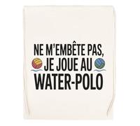Capzy Ne M’embête Pas Je Joue Au Water-Polo Un Verre Bière Agresser Tasse Bolsa De Compras Shopping Bag Beige