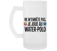 Capzy Ne M’embête Pas Je Joue Au Water-Polo Un Verre Bière Agresser Tasse Jarro De Cerveza Beer Mug