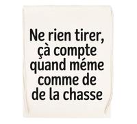 Capzy Ne Rien Tirer Ça Compte Quand Même Un Verre Bière Agresser Tasse Bolsa De Compras Shopping Bag Beige