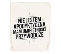 Capzy Nie Jestem Apodyktyczna Mam Umiejętności Szkło Piwo Kubek Filiżanka Bolsa De Compras Shopping Bag Beige