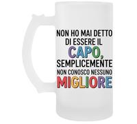 Capzy Non Ho Mai Detto Di Essere Il Capo Bicchiere Birra Tazza Jarro De Cerveza Beer Mug