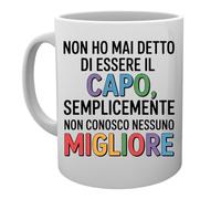 Capzy Non Ho Mai Detto Di Essere Il Capo Bicchiere Birra Tazza Taza Mug Cup