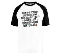 Capzy Non Ho Scelto Di Essere Una Tedesca Dell'est Baseball T-Shirt Unisex Men Women Short Sleeve