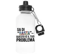 Capzy Sa Di Basta - Questo È Il Tuo Problema Bicchiere Birra Tazza Blanco Botella De Agua Aluminio Para Exteriores Pollutant Free White Water Bottle Aluminium For Outdoors