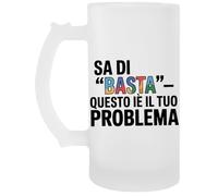 Capzy Sa Di Basta - Questo È Il Tuo Problema Bicchiere Birra Tazza Jarro De Cerveza Beer Mug