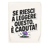 Capzy Se Riesci A Leggere Questo È Caduta Bicchiere Birra Tazza Bolsa De Compras Shopping Bag Beige