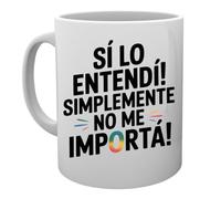 Capzy ¡Sí Lo Entendí Simplemente No Me Importa Vidrio Cerveza Taza Taza Mug Cup