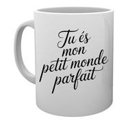 Capzy Tu Es Mon Petit Monde Parfait Un Verre Bière Agresser Tasse Taza Mug Cup