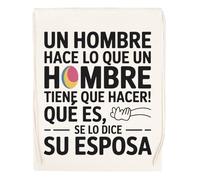 Capzy ¡Un Hombre Hace Lo Que Un Hombre Tiene Vidrio Cerveza Taza Bolsa De Compras Shopping Bag Beige