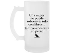 Capzy Una Mujer No Puede Sobrevivir Solo Con Vidrio Cerveza Taza Jarro De Cerveza Beer Mug