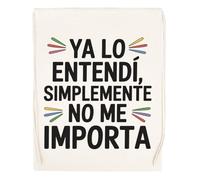 Capzy Ya Lo Entendí Simplemente No Me Importa Vidrio Cerveza Taza Bolsa De Compras Shopping Bag Beige