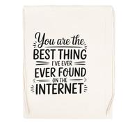 Capzy You Are The Best Thing I’ve Ever Found On The Internet Bolsa De Compras Shopping Bag Beige