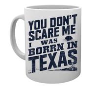 Capzy You Dont Scare Me I Was Born I Texas Taza Mug Cup