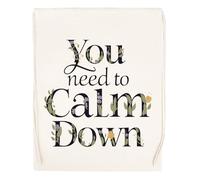 Capzy You Need To Calm Down Bolsa De Compras Shopping Bag Beige