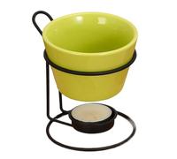 Caquelon De Fondue De Queso Olla De Hierro Fundición De Cocción Lenta | Taza de Derretir el Chocolate Para la mantequilla el queso las noches románticas las reuniones Navidad el café la cocina