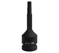 Caquetón Bits Hexadecimal 22 Mm 22 Mm Acero 1/2 Pulgada Acero Diseñado Para Entorno Presión Y Altos Torres Bit Socket