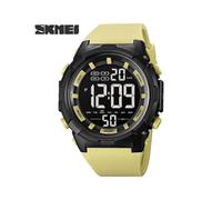 (Caqui) NUEVOS relojes deportivos militares de moda con alarma y cuenta regresiva, reloj digital impermeable