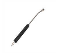 CAQYPVH Extensión Hidrolimpiadora Resistente Tubo Extensión con Empuñadura Lanza con Conexión Rápida, 40 Cm, Varilla De Extensión De Ángulo De Acero Inoxidable De 40 Cm Negra
