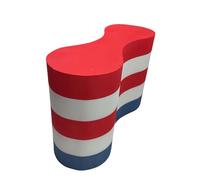 CAQYPVH Flotador de Natación Pull Buoy Espuma EVA Apoya Piernas y Caderas Potencia Brazos en el Agua Adecuado para Ejercicios Acuáticos Rehabilitación, Rojo Azul