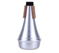 CAQYPVH Sordina Trompeta Aluminio Silenciosa Sordina Trompeta con Corcho Metálica para Trompetistas, Casa, Apartamento, Ensayos