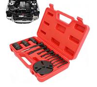 Car AC Clutch Puller Tool, Air Conditioning Installation Removal Maintenance Kit Heavy Duty Automotive Repair Tool for Mechanics Technicians Garage Workshop Sedan Truck SUV Use