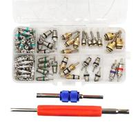 Car AC Valve Core Kit - Leakproof Metal Repair Set 17x12x1.8cm, Automotive Service Tool | Precision Replacement System, Reliable Maintenance Solution For Mechanics Drivers Technicians Garage Workshop