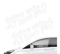 Car Affirmation Sticker Clear Font Strong Adhesion Safe Harmless Tight Fit