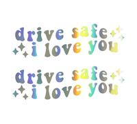 Car Affirmation Sticker Clear Font Strong Adhesion Safe Harmless Tight Fit