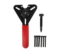 Car Air Conditioner Clutch Holding Tool R134a, A/C Repair Wrench Set, Dual - Purpose Compressor Clutch Hub Remover & Installer, Steel Construction with 7 Bolts, for Automotive HVAC