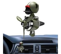Car Air Diffuser Clip - Car Air Diffuser Freshener with Shaking headd Design, Pilot Car Air Freshener, Cartoon Car Air Vent Freshener, Pilot Car Air Freshener Decoration for Truck, minii Van, RV, RV,