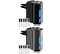 Car Air Diffuser, Smart Fragrance Device, 2.48x1.57x1.14 inches Aromatherapy Perfume Dispenser, Refillable Oil Bottles, Long-Lasting Scent Control, Ideal for Vehicle Interior Freshening