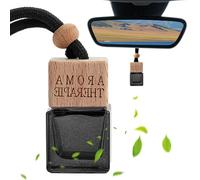 Car Air Freshener - Air Freshener | Glass 8ml Diffuser Bottle Perfume Pendant, Refillable Car Air Freshener Pendant, Diffuser Bottle Perfume Pendant - Empty Oil Diffuser With String Air Freshener