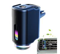 Car Air Freshener, Aromatherapy Oil Diffuser, Aluminum Alloy, ABS Adjustable Mist Modes, Enhance Your Vehicle's Ambiance with Soothing Fragrance, LED Ambient Light, Perfect for Cars, 6.2x3x6.3cm