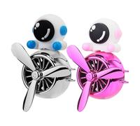 Car Air Freshener, Astronaut Car Deodorizer, Rotating Propeller Diffuser, Long-Lasting Fragrance Clip, Travel Road Trip Decoration, Long-Lasting Scent 2.36