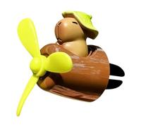 Car Air Freshener, Capybara Pilot Clip, Long Lasting Aroma Diffuser Vent Accessory, Creative Dashboard Decoration, Cars Freshener for Sedan, Truck, Rv, Funny Present Enthusiasts, 2.05x2.09x2.36