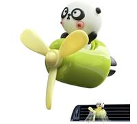 Car Air Freshener, Cartoon Panda Pilot, Aromatherapy Fragrance Diffuser, Long-Lasting Perfume Scent, Sturdy Design, Ideal for Car Interior, Bedroom Ambience, Living Room Decor, and Toilet Freshening