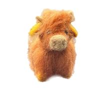 Car Air Freshener Clip, Highland Cows Car Fragrance, Wool Felt Car Diffuser, Creative Car Aromatherapy, Highland Cows Car Air Freshener Clip Stylish Wool Felt Car Diffuser for Interior Decor